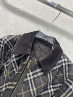 Burberry 25 Quilted Cropped Jacket Multicolor  Cotton