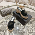 CC Espadrilles Platform Canvas