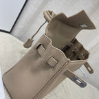 HM Kelly 25cm Gris Tourterelle Togo Leather Silver Hardware