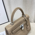HM Kelly 25cm Gris Tourterelle Togo Leather Silver Hardware