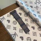 GAME ON SCARF 180 CM IN MOUSE GRAY CASHMERE 394762