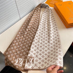 AMAZINGRAM SCARF 200 CM IN CAMEL BEIGE WOOL AND SILK 396530