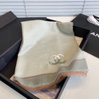 CC Scarf 200 CM In Light Grey Mix Light Beige Cashmere 413837