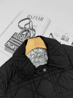 CD 25 Classic Printed Quilted Short Cotton Jacket