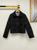 CD 25 Classic Printed Quilted Short Cotton Jacket