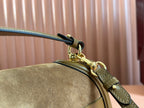 Gucci 2026 Blondie 32 Bag Brown Suede Leather 277494