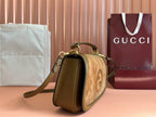Gucci 2026 Blondie 32 Bag Brown Suede Leather 277494