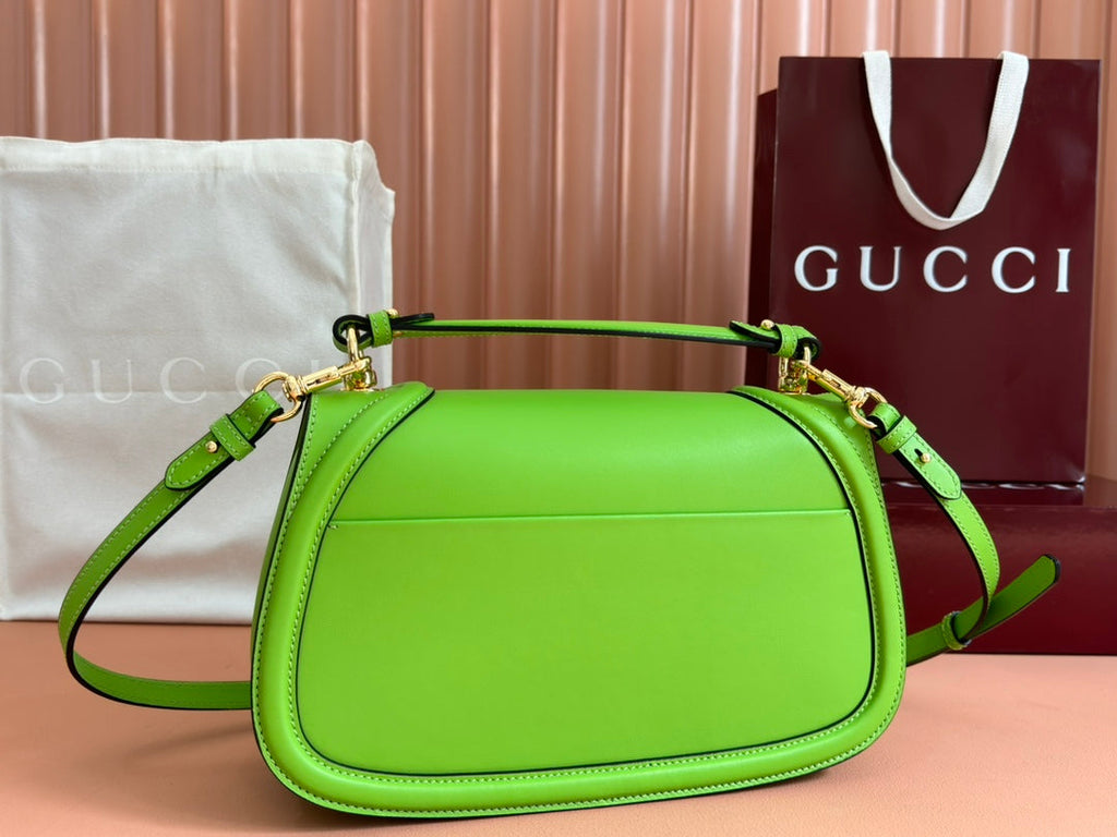 Gucci 2026 Blondie 32 Bag Green Leather 277503