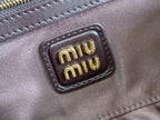 ARCADIE MATELASSÉ BAG 27 IN CONGO BROWN CALFSKIN GOLD HARDWARE