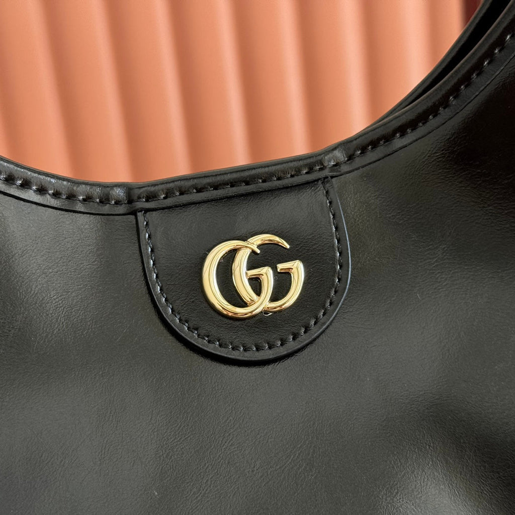 Gucci 2026 Giglio Large Tote Bag 60cm Black Leather 277087