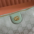 Gucci 2026 Vanity GG-Canvas Mini Top Handle Bag Green Canvas Leather 280780