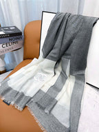 CC Scarf 200 CM In Grey Mix White Cashmere  416880