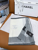CC Scarf 200 CM In Grey Mix White Cashmere  416880