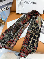 CC Square Scarf 140 CM In Colorful Silk 421294