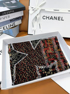 CC Square Scarf 140 CM In Colorful Silk 421294