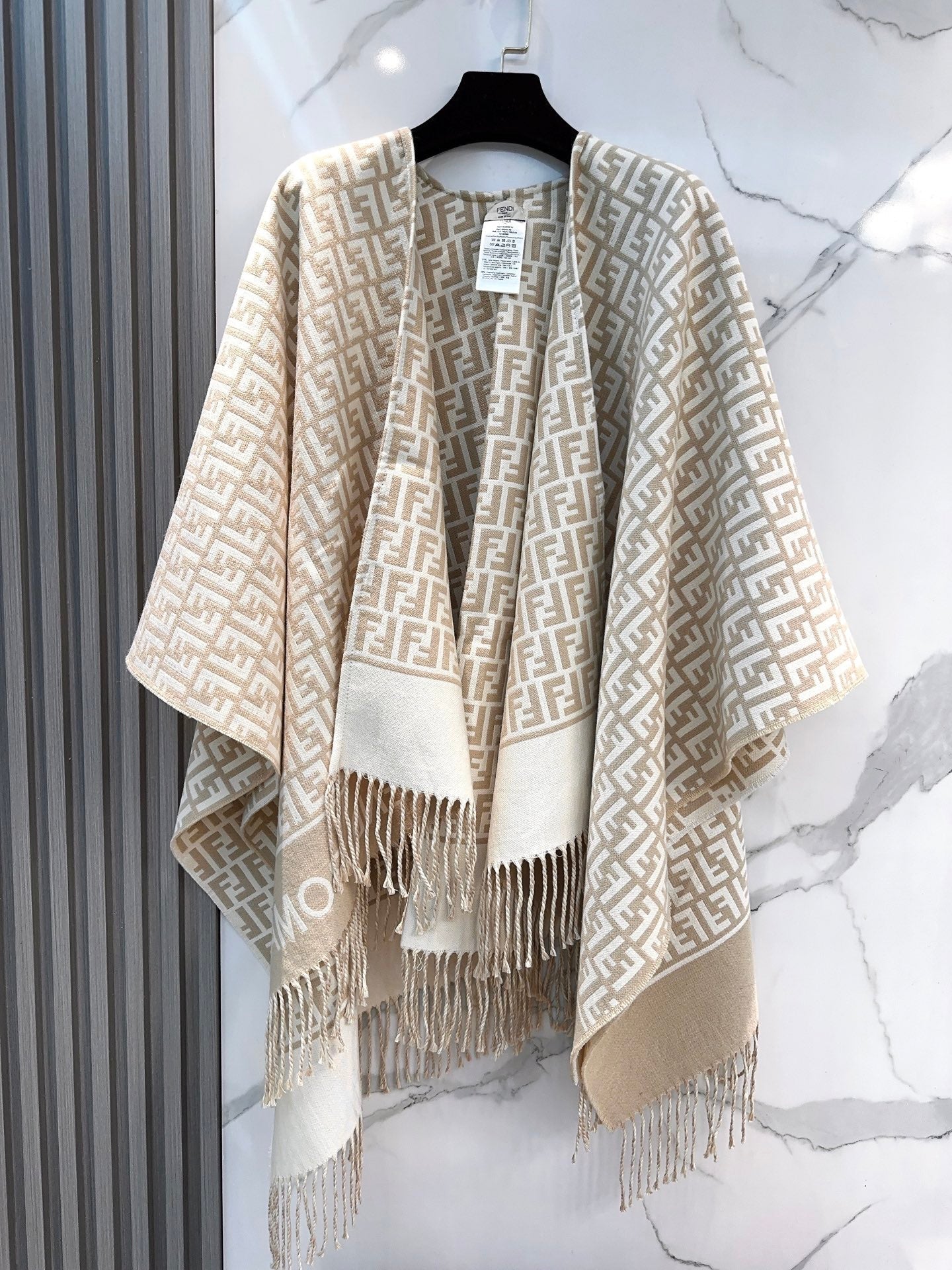 FF Limited  140CM Scarf Beige Cashmere 104161
