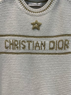 CD 25 Lucky Star Knit Top Beige Sheep wool