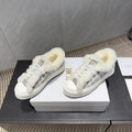 CD 26 Classic Sneaker White Gray Fabric Wool Jacquard 614452