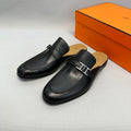 HM Men's Mule Black Sheepskin 640281
