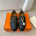 ivy loafer black lambskin
