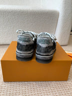 LV Trainer Sneaker 30mm Black Cowhide