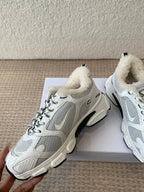 CD Chrono Sneaker In White Mesh Fabric 998710