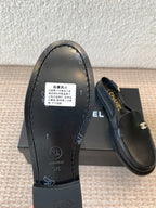 CC 25S Slingback Loafer Black Calfskin