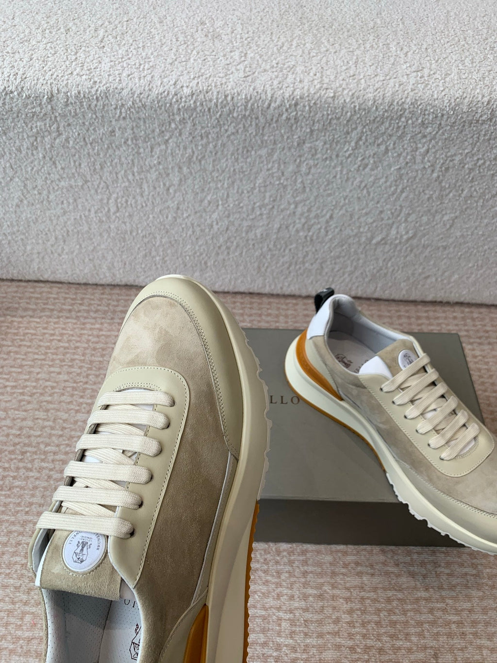 CL 25C Brunello Cucinelli Beige Sneaker Suede 298885