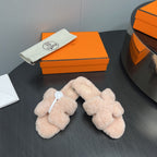 HM Oran Sandal Coral Pink Wool 952338