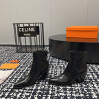 HM Vegas Ankle Boot 75mm Black Cowhide  952370
