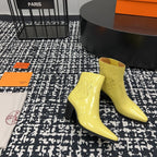 HM Vegas Ankle Boot 75mm Yellow Cowhide 952374