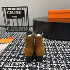 HM Botines ImpÃ©rial 50mm Caramel Suede  952394
