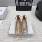 Miss Dior Pump 45mm In Beige Pink Glossy Lambskin  995143