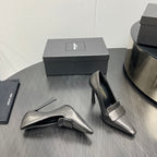 D'ORSAY PUMPS IN BLACK SMOOTH LAMBSKIN