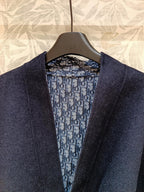 CD Jacket Navy Blue Wool Silk