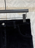 Prada Skirt Black Velvet