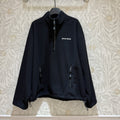 Miu Miu Half-pullover Sweatshirt Black Polyester