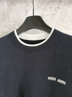 Miu Miu Set Black Gray White Polin Cotton