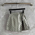CD Monogram Culottes Gray mix Beige Polyester