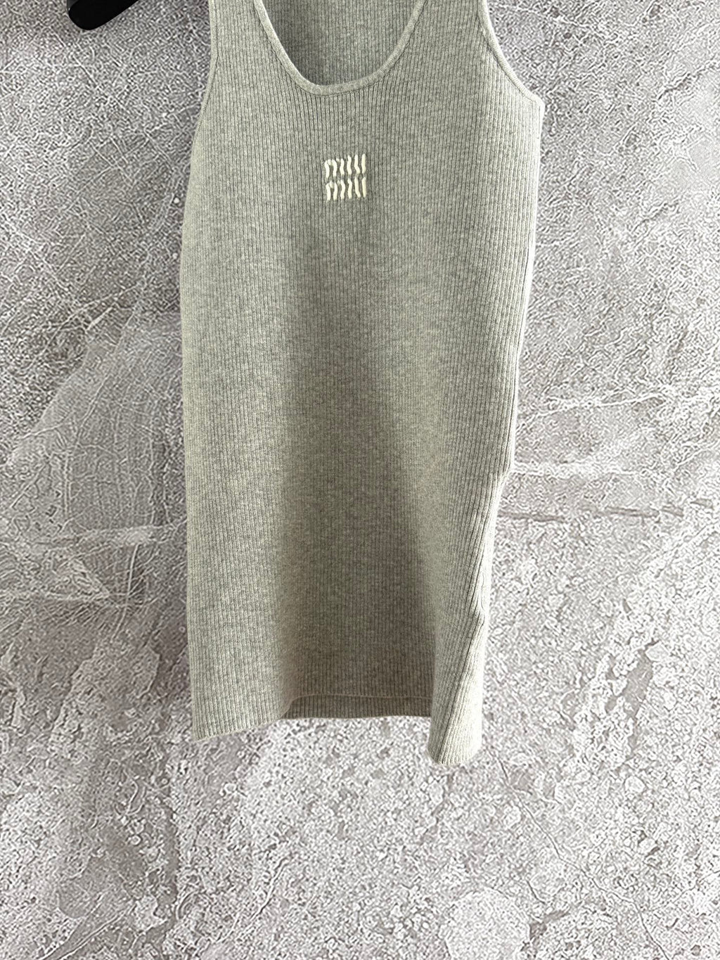 Miu Miu Vest Gray Cotton