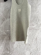 Miu Miu Vest Gray Cotton