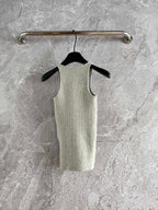 Miu Miu Vest Gray Cotton