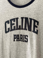 Celine CELINE PARIS Short-sleeve T-shirt Grey Cotton