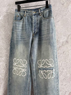 Joewe Ripped Jeans Blue Cotton