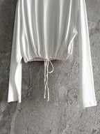 Prada Drawstring T-shirt White Cotton