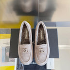 CC Moccasins 15mm Grey Suede