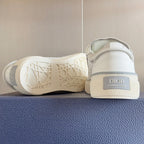 CD B33 Sneaker 40mm White Grey Monogram Suede