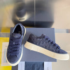 CD B33 Sneaker 40mm Charcoal Blue Monogram Suede