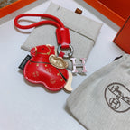 HM Red Horse Charm With An H-shaped Keyring