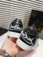 CL Rantulow Orlato Sneakers with logo Black Alligator embossed calf leather 242412